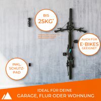 Wandhalter auch für E-Bikes